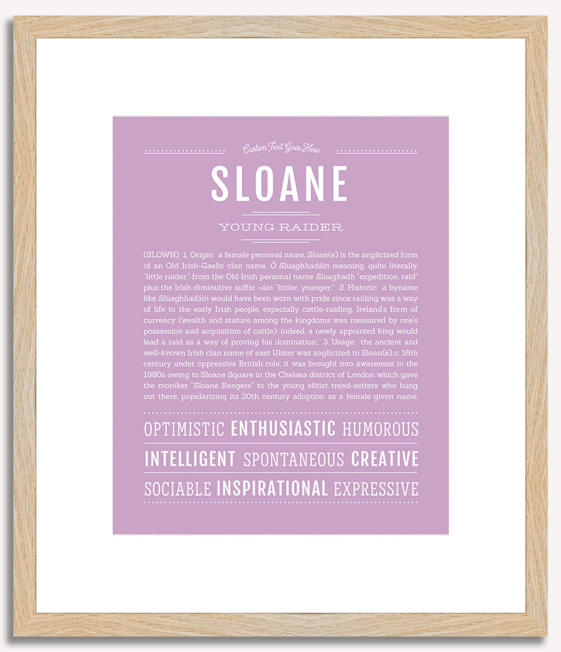 Sloane | Name Art Print