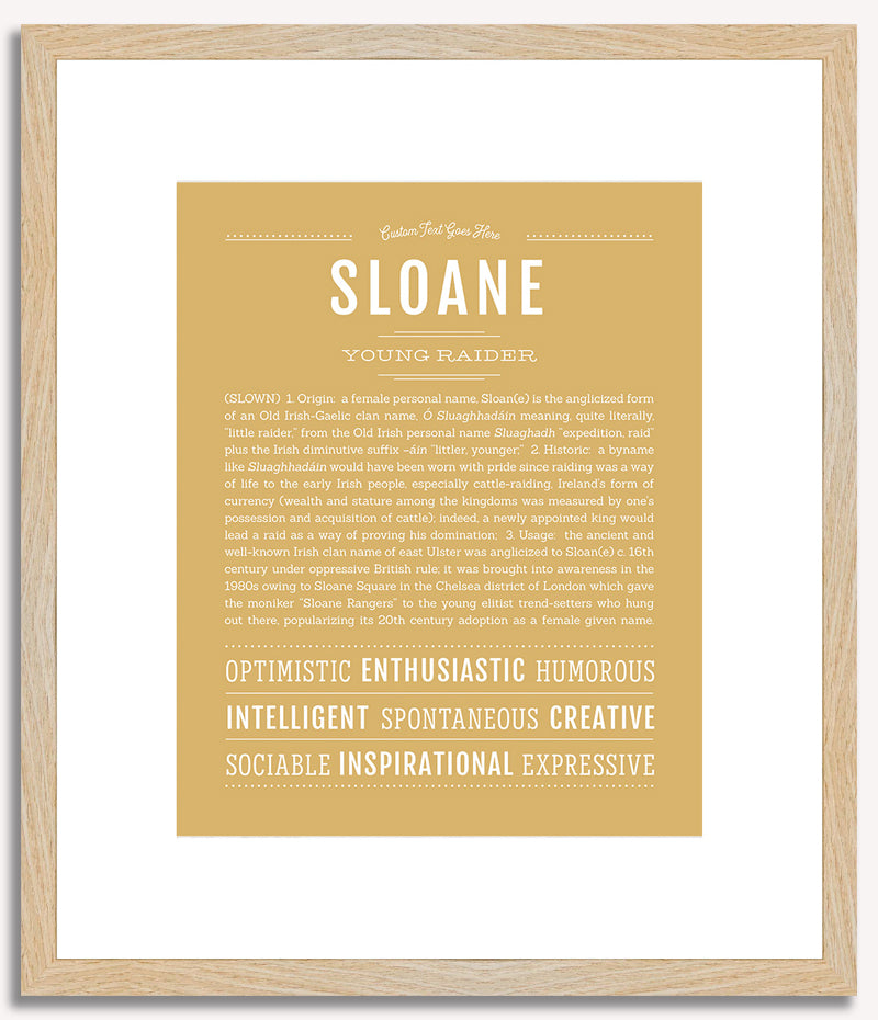 Sloane | Name Art Print