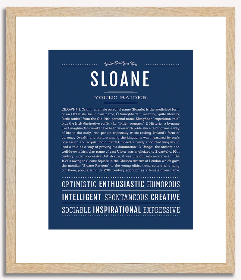 Sloane | Name Art Print