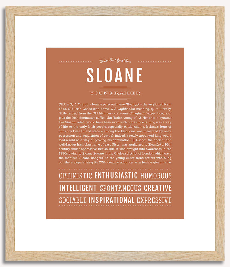 Sloane | Name Art Print