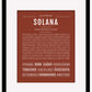Solana | Name Art Print