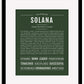 Solana | Name Art Print