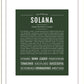 Solana | Name Art Print