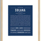 Solana | Name Art Print