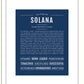 Solana | Name Art Print