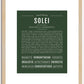 Solei | Name Art Print