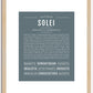 Solei | Name Art Print