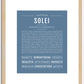 Solei | Name Art Print