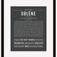 Solene | Name Art Print