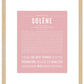 Solene | Name Art Print