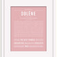 Solene | Name Art Print