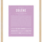 Solene | Name Art Print