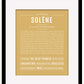 Solene | Name Art Print