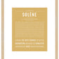 Solene | Name Art Print
