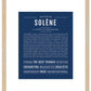 Solene | Name Art Print