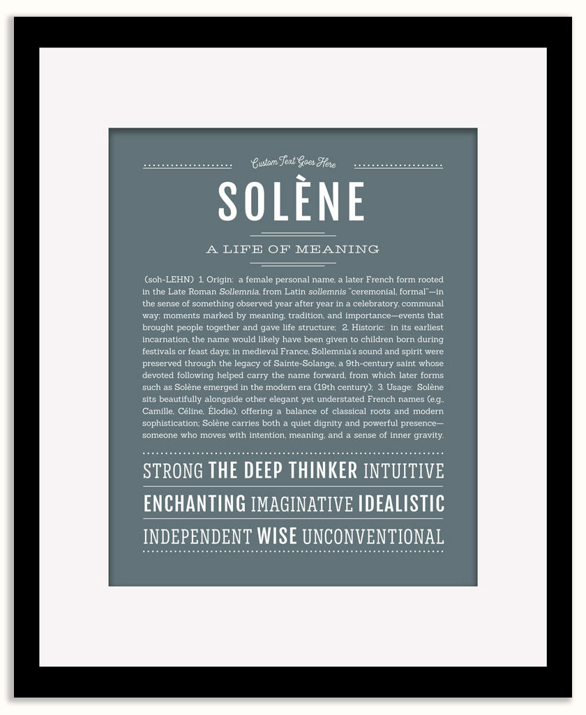 Solene | Name Art Print