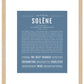 Solene | Name Art Print