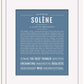 Solene | Name Art Print