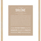 Solene | Name Art Print