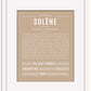 Solene | Name Art Print