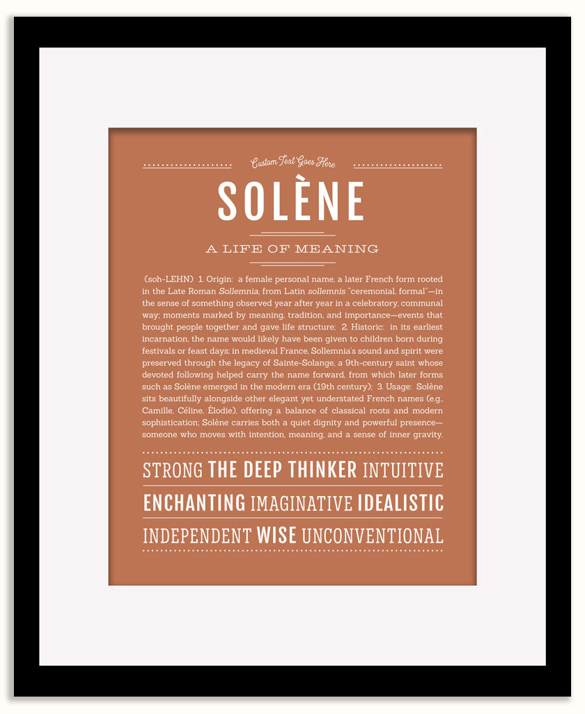 Solene | Name Art Print