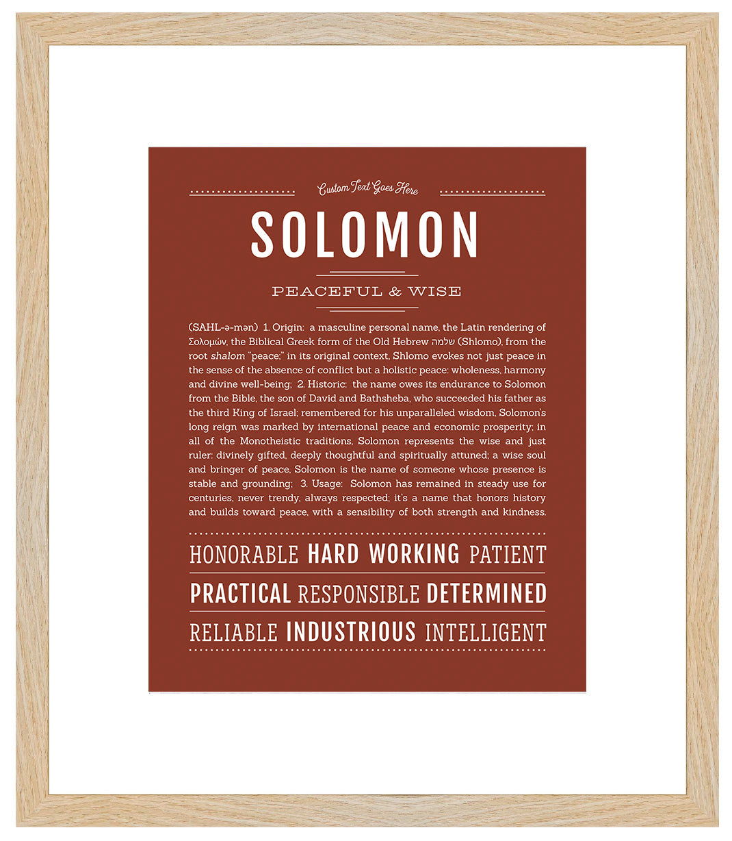 Frame Options | Bordeaux | Maple Frame, Matted