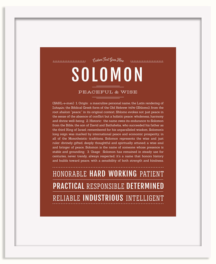 Frame Options | Bordeaux | White Frame, Matted