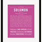Frame Options | Dark Pink | Black Frame, Matted