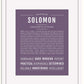 Frame Options | Deep Purple | White Frame, Matted