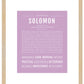 Frame Options | Lilac | Maple Frame, Matted