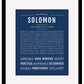 Frame Options | Midnight Blue | Black Frame, Matted