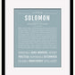 Frame Options | Powder Blue | Black Frame, Matted