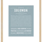 Frame Options | Powder Blue | Maple Frame, Matted