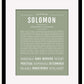 Frame Options | Sage | Black Frame, Matted