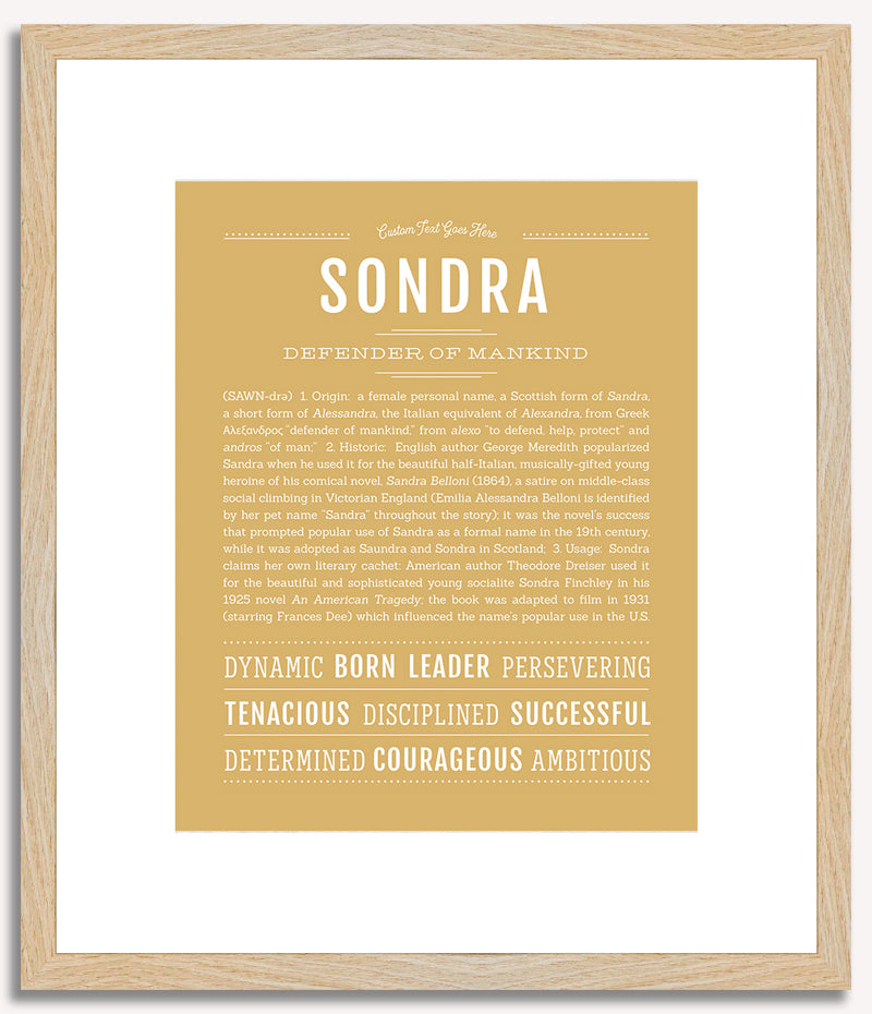 Sondra | Name Art Print