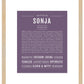 Sonja | Name Art Print