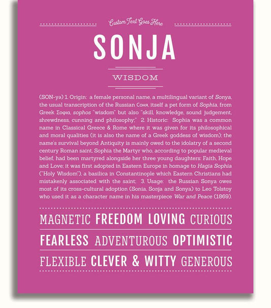 Frame Options | Dark Pink | No Frame