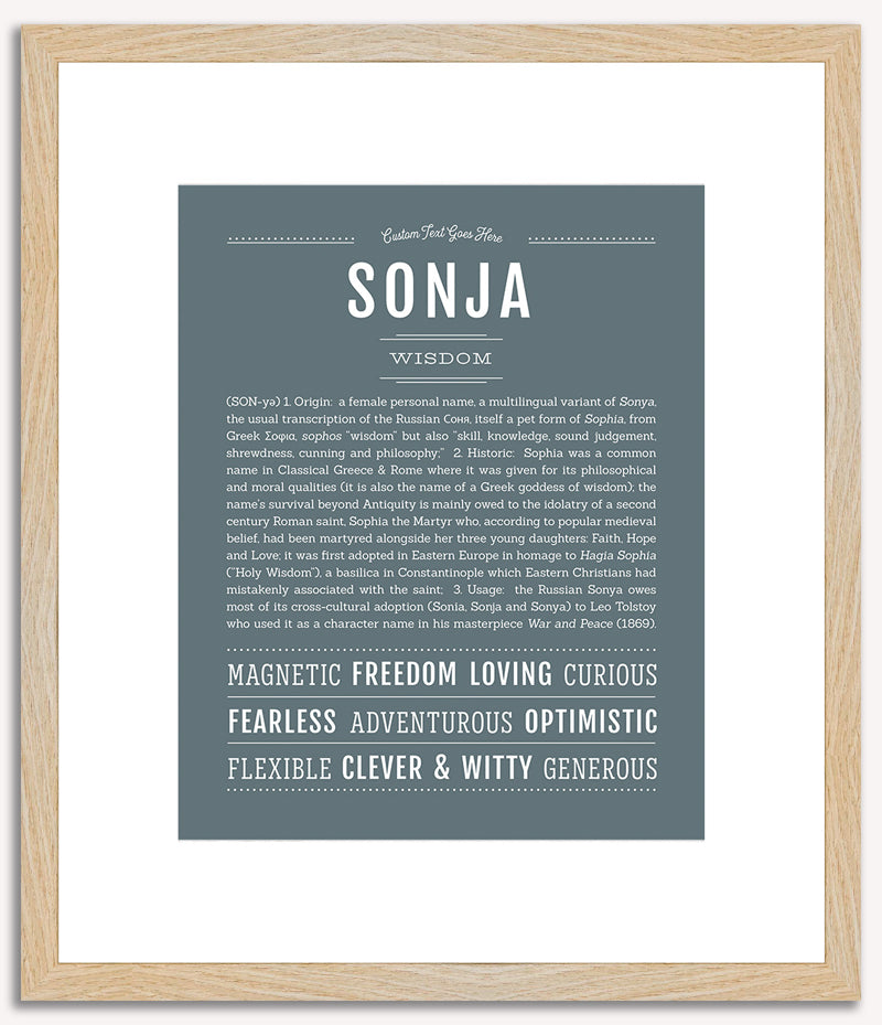 Sonja | Name Art Print