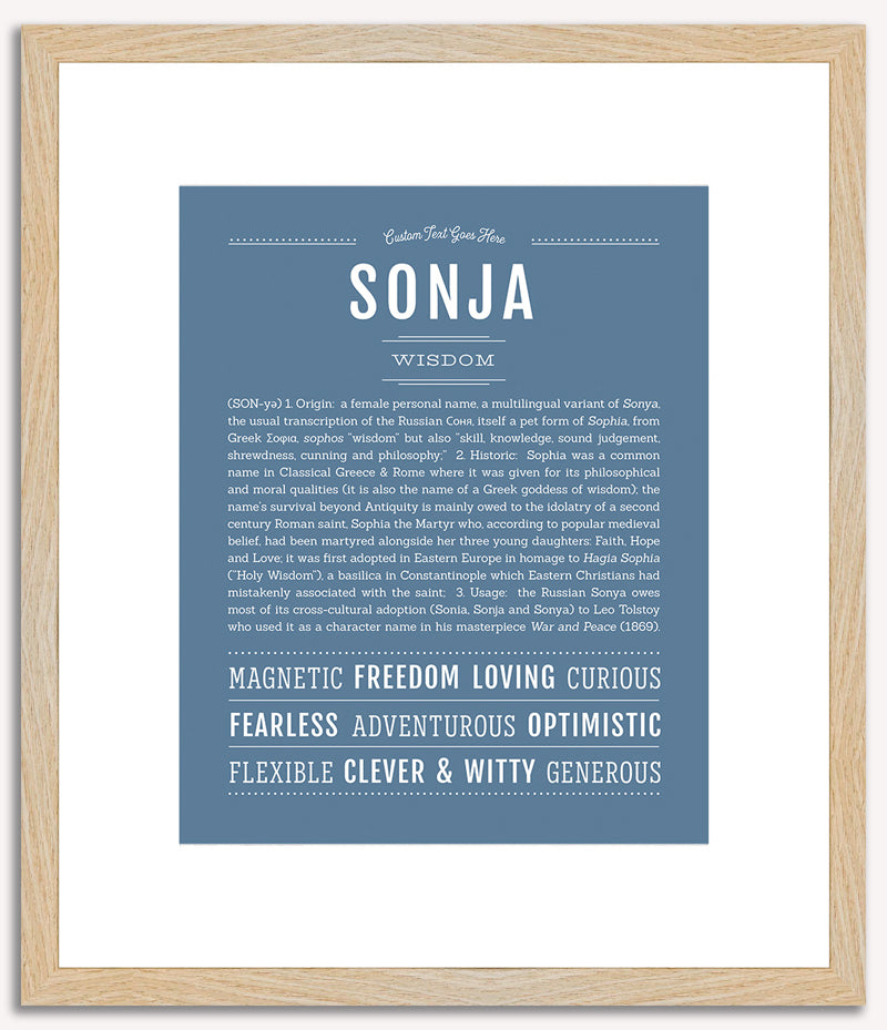 Sonja | Name Art Print