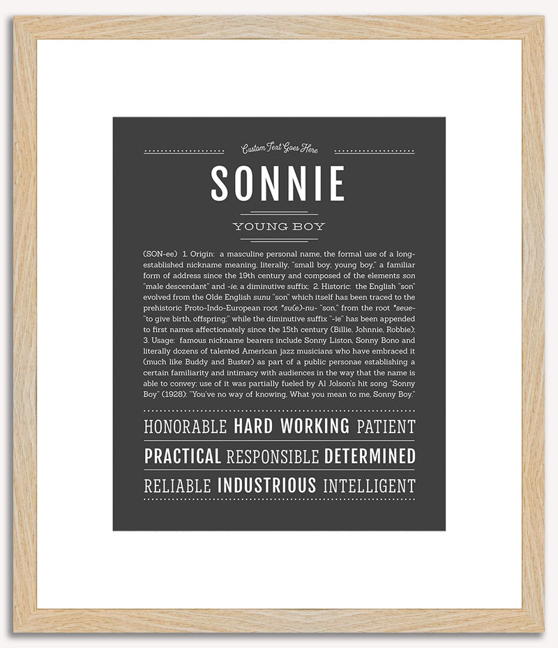 Sonnie | Name Art Print