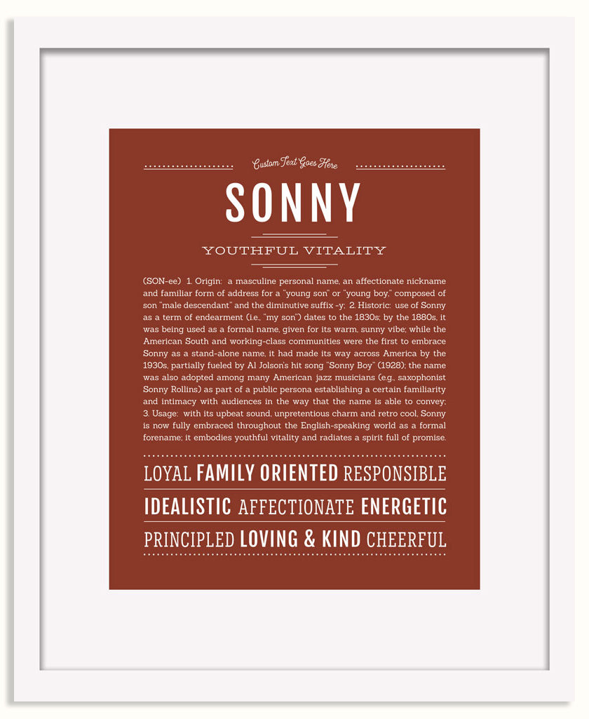 Frame Options | Bordeaux | White Frame, Matted