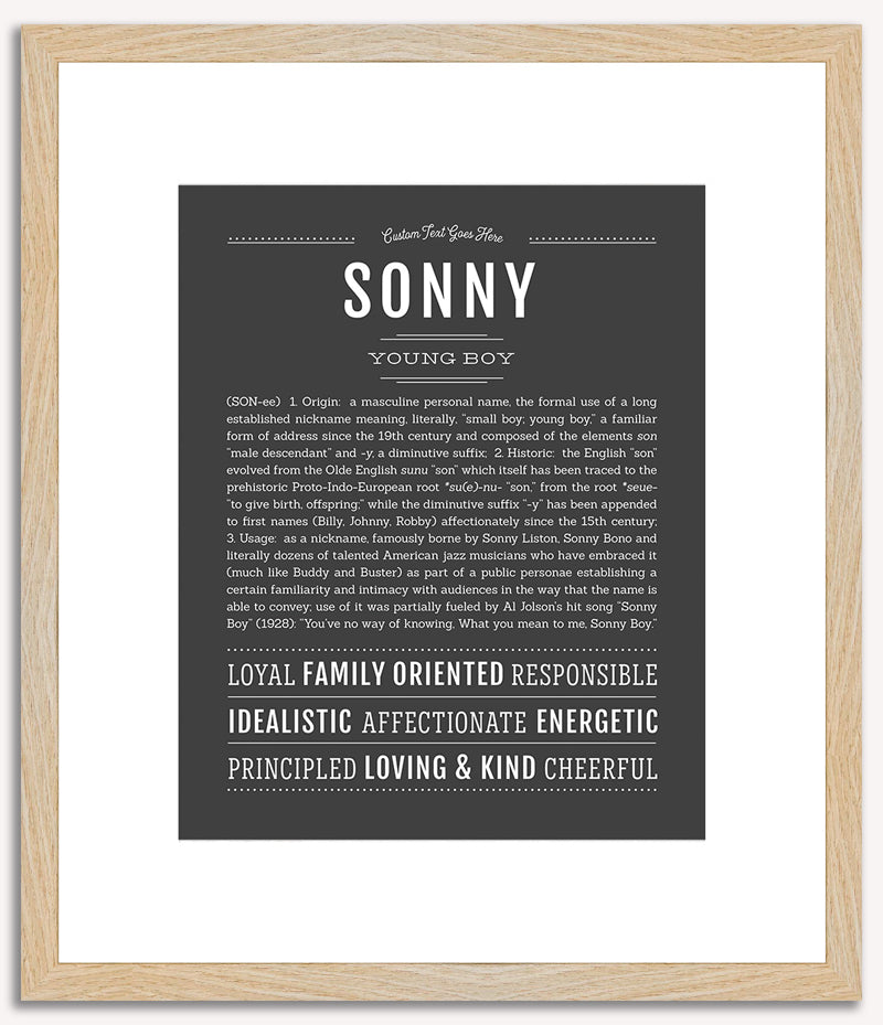 Sonny | Name Art Print