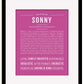 Frame Options | Dark Pink | Black Frame, Matted