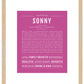 Frame Options | Dark Pink | Maple Frame, Matted