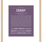 Frame Options | Deep Purple | Maple Frame, Matted