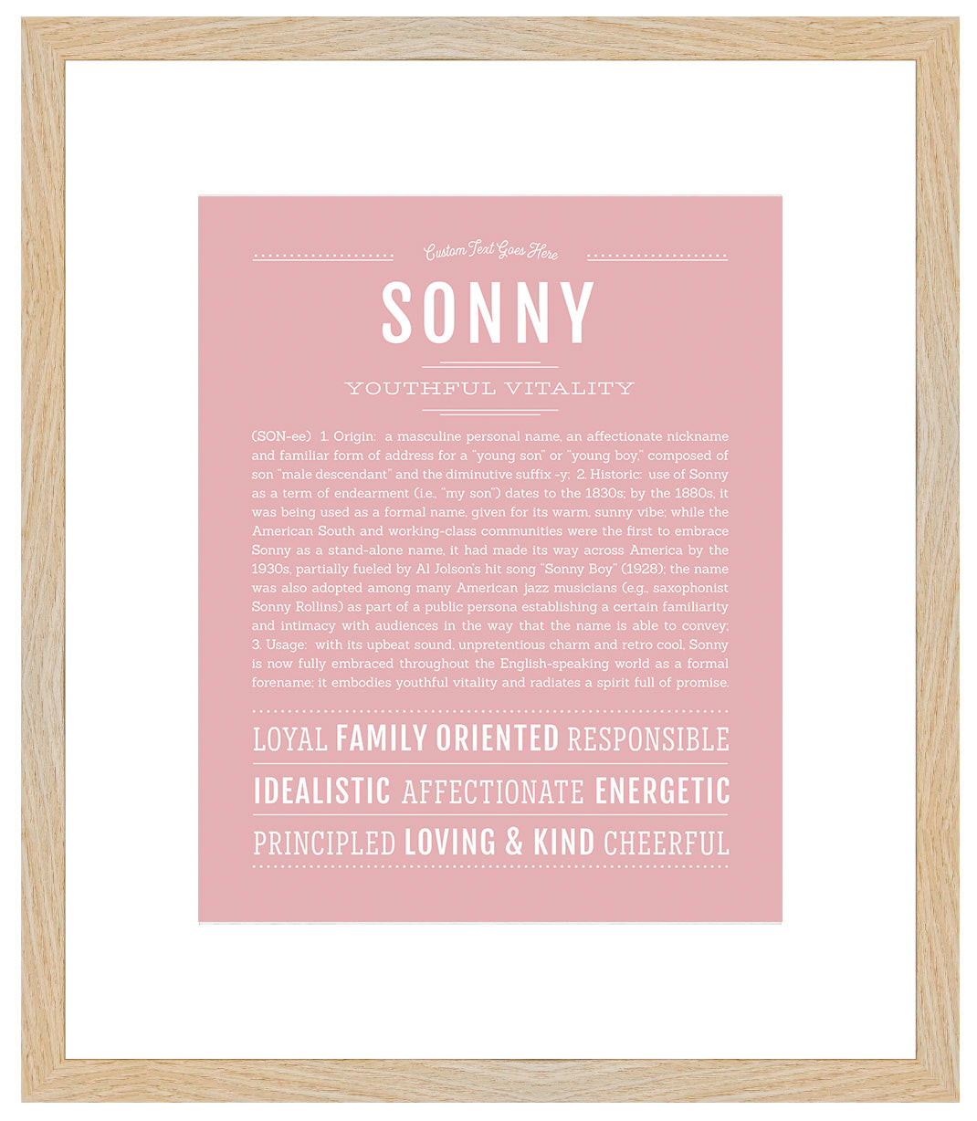 Frame Options | Dusty Rose | Maple Frame, Matted