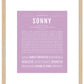 Frame Options | Lilac | Maple Frame, Matted