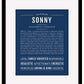 Frame Options | Midnight Blue | Black Frame, Matted