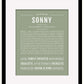 Frame Options | Sage | Black Frame, Matted
