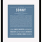 Frame Options | Steele Blue | Black Frame, Matted
